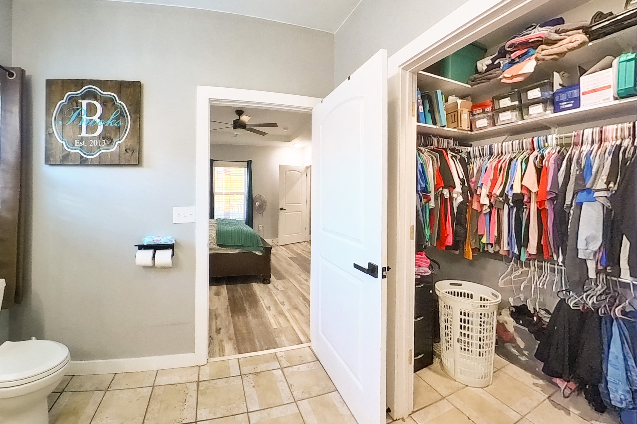 838 Old W Point Road Smithville, TN 37166 - Photo 37 of 65 a view of a hallway with a flower pot and a bookshelf