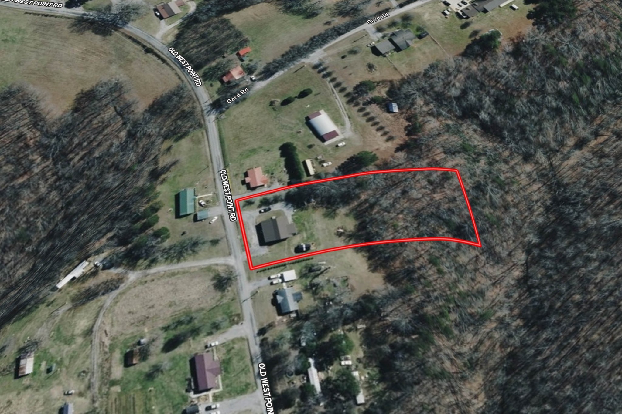 838 Old W Point Road Smithville, TN 37166 - Photo 52 of 65 an aerial view of a houses with a road