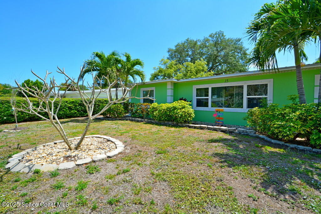 15 Hardee Circle South Rockledge, FL 32955 - Photo 32 of 44 a view of a house with a yard