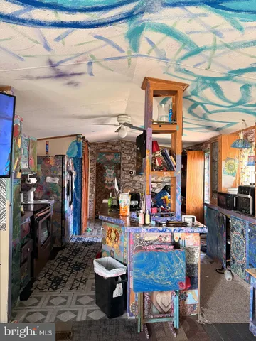 a room with lots of furniture and equipment