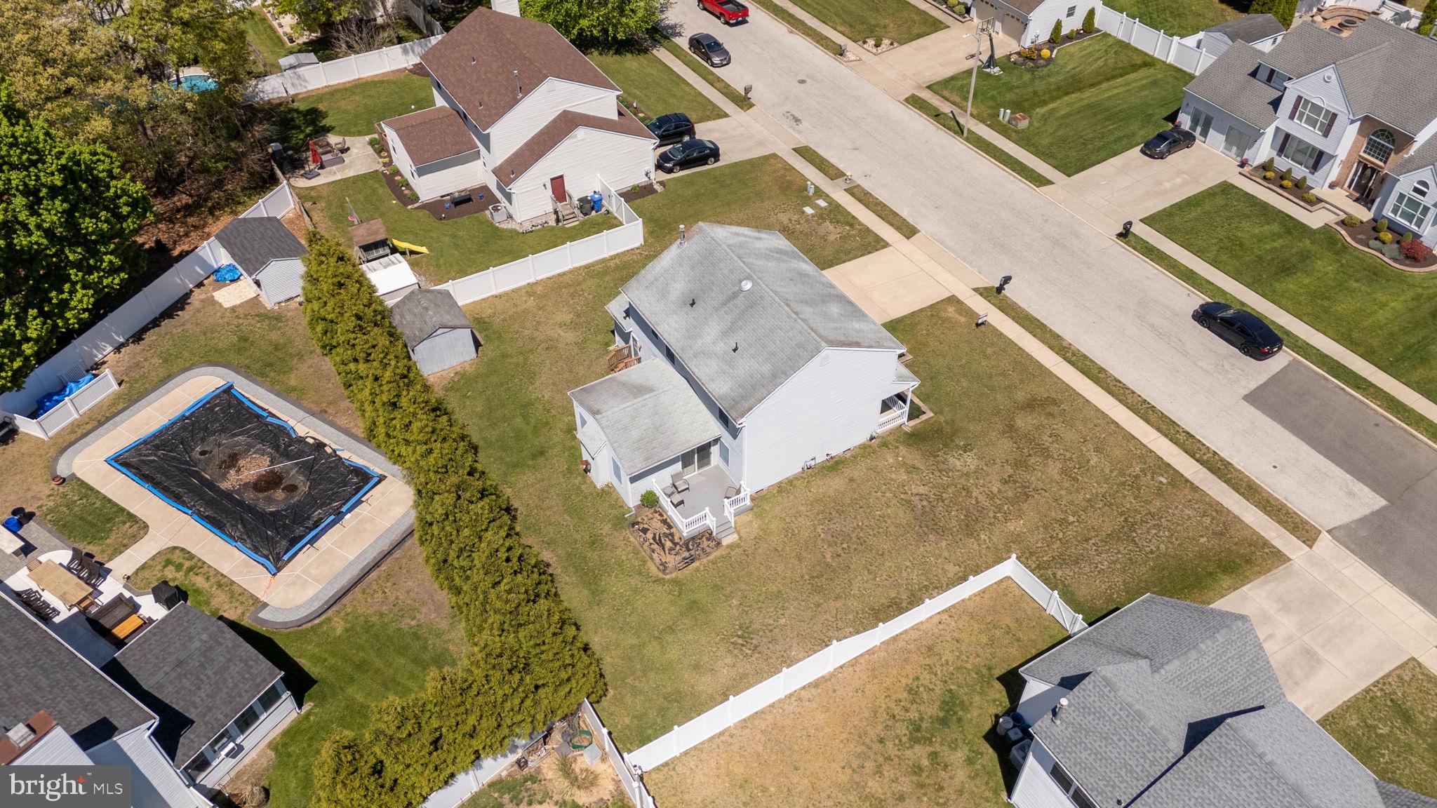 504 Ash Street Glassboro, NJ 08028 - Photo 42 of 42 an aerial view of a house with a swimming pool
