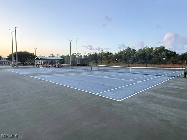 a view of a tennis court