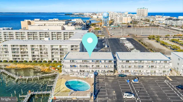 a front view of a building with street view