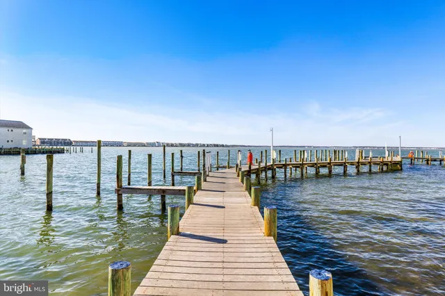 a view of wooden floor with a lake
