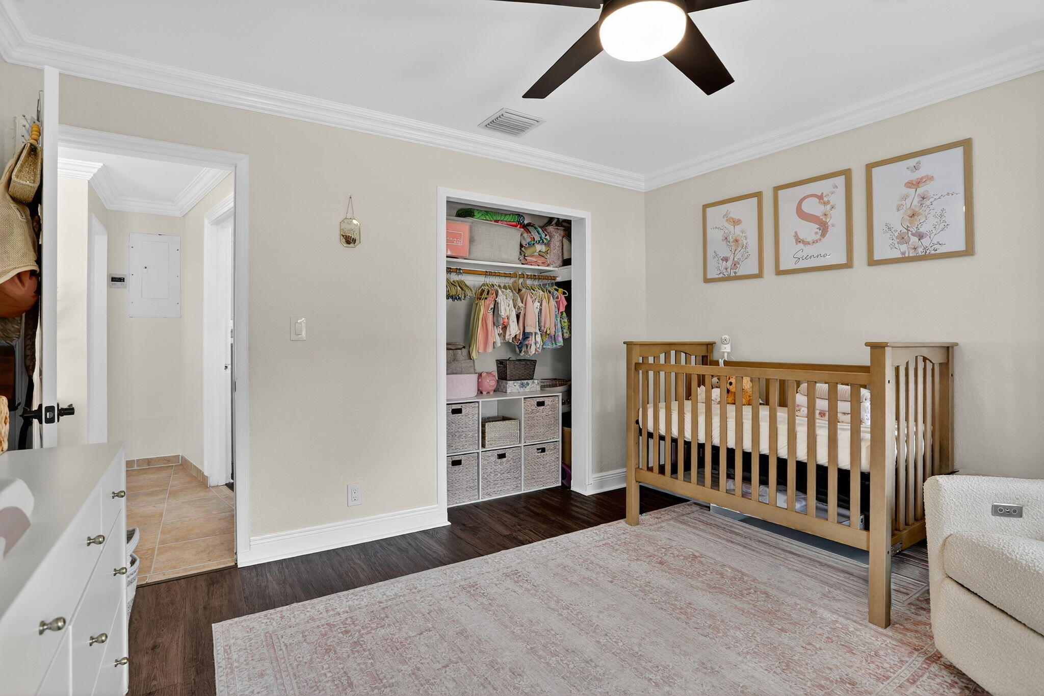 2840 Northeast 7th Terrace Pompano Beach, FL 33064 - Photo 19 of 42 a view of a livingroom with a ceiling fan