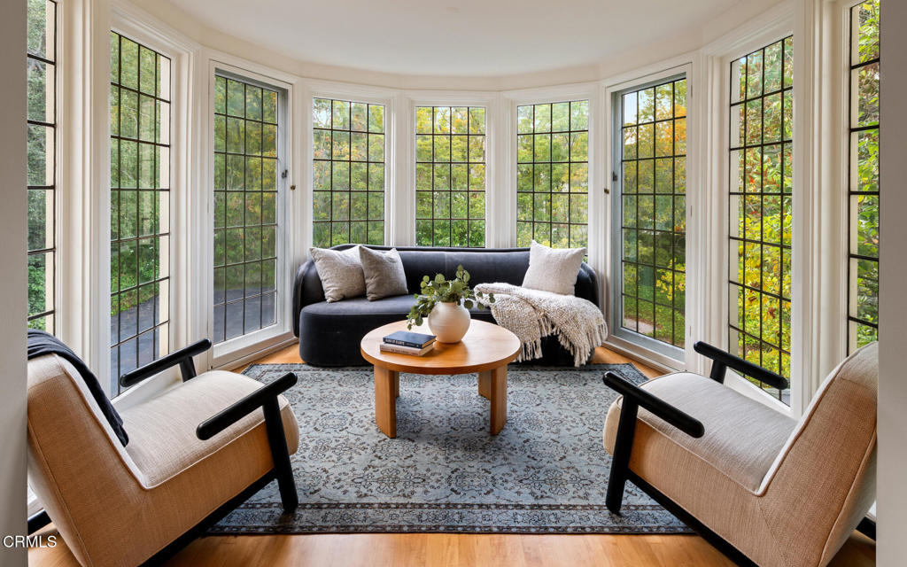 707 Rockwood Road Pasadena, CA 91105 - Photo 14 of 23 a living room with furniture and a large window