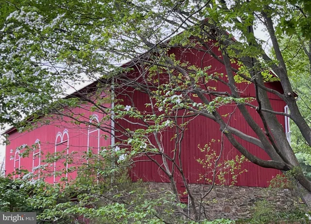 a front view of a building