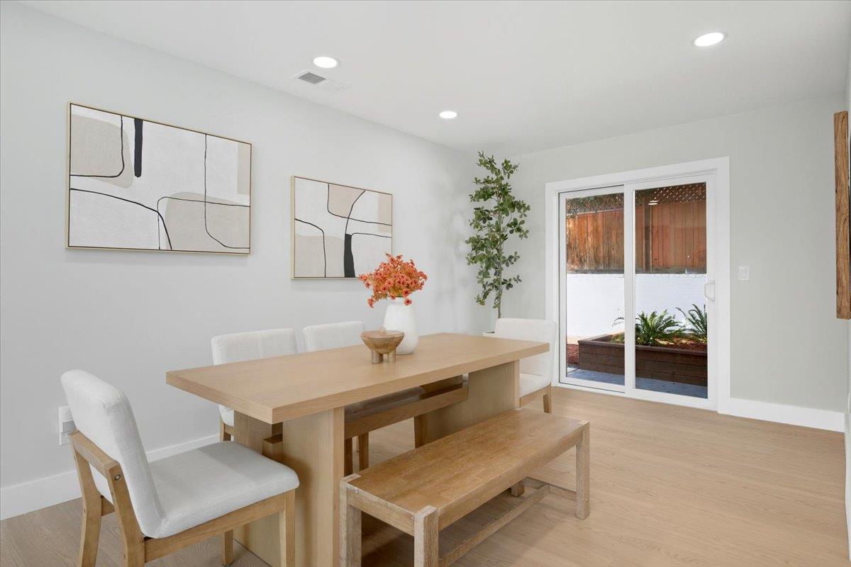 40 Valley View Avenue San Jose, CA 95127 - Photo 7 of 27 a view of a dining room with furniture and wooden floor