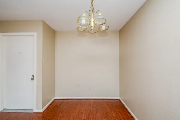 a view of a hallway with closet