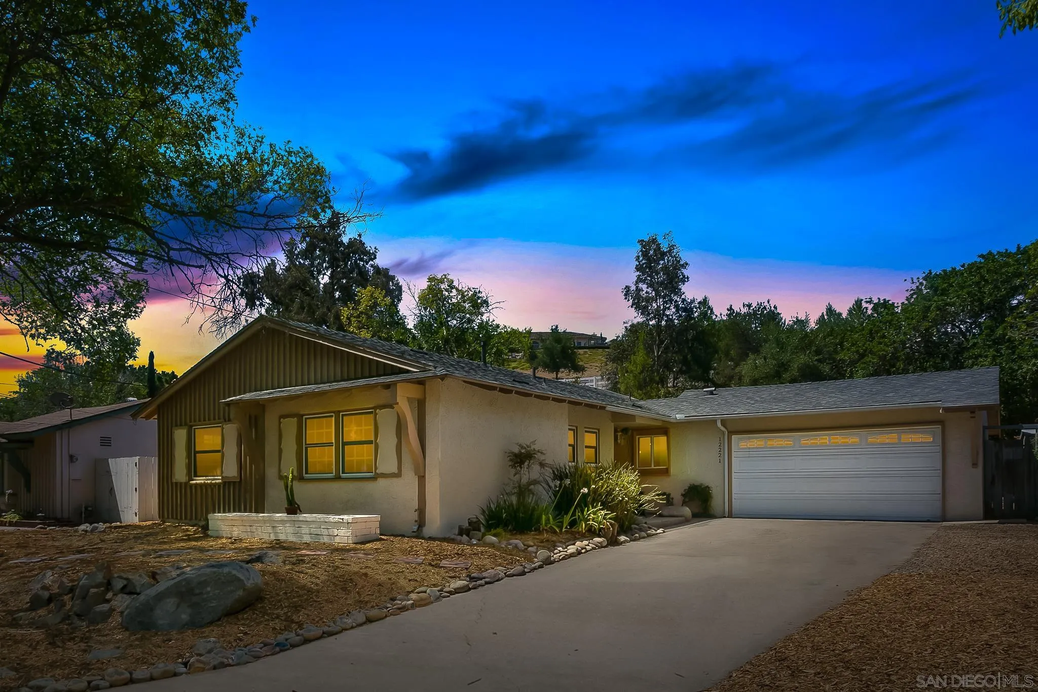 12221 Witt Road Poway, CA 92064 - Photo 21 of 30 a front view of a house with a yard