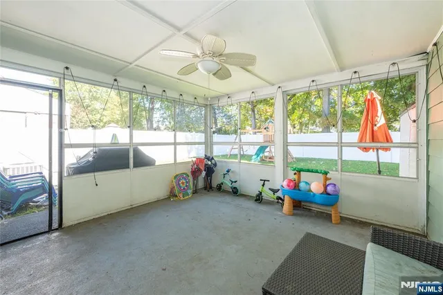 a very nice looking room with a large window