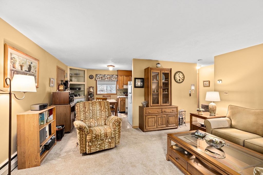 38 Jacqueline Road, Unit B Waltham, MA 02452 - Photo 18 of 21 a living room with furniture and a flat screen tv