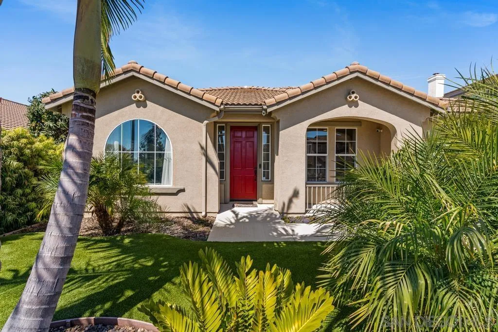 1253 Sunset Heights Road Escondido, CA 92026 - Photo 2 of 30 a front view of a house with a yard