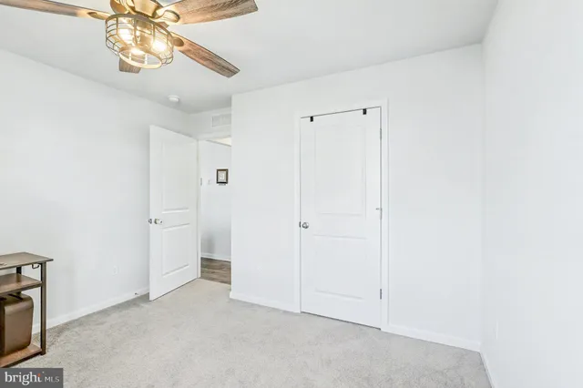 a view of an empty room