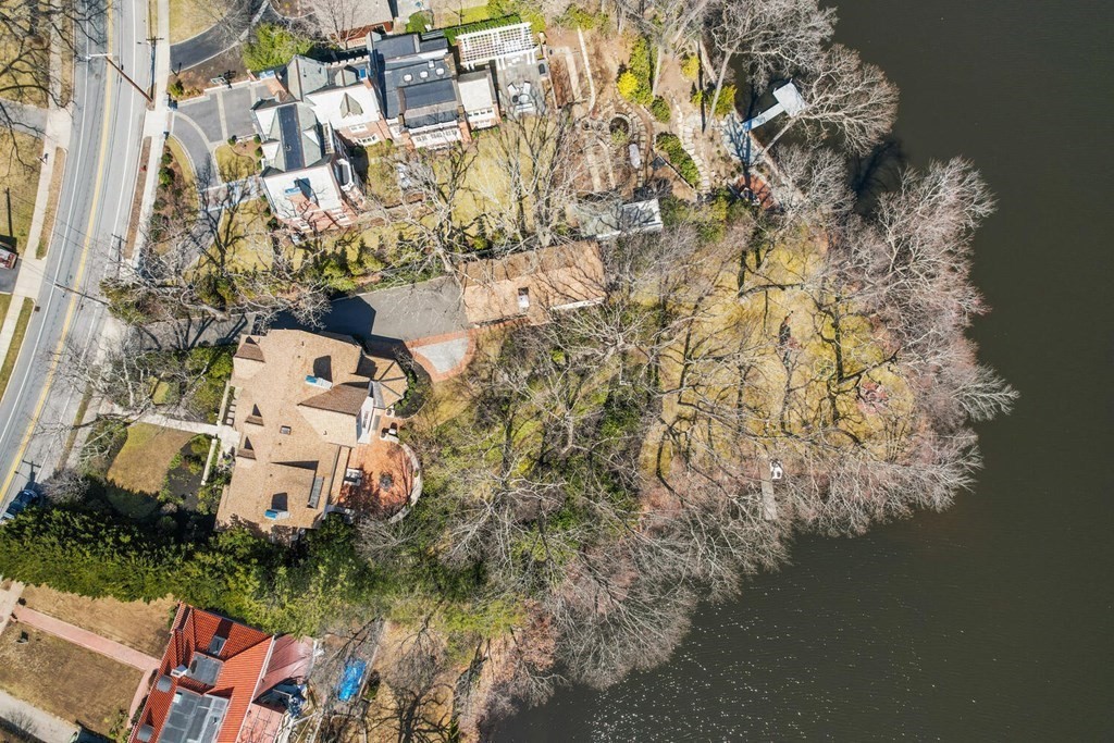 32 Everett Avenue Winchester, MA 01890 - Photo 39 of 42 an aerial view of a house with a yard