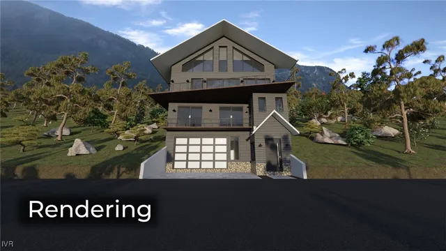 an outdoor space with lots of trees