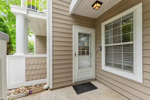 a view of front door of house