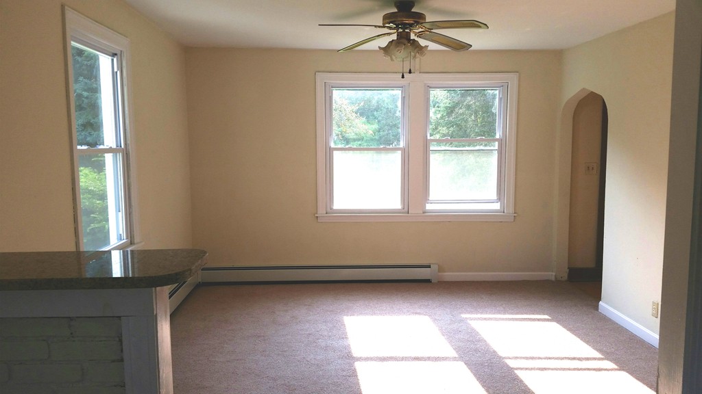551 Brimfield Road Warren, MA 01083 - Photo 5 of 6 a view of room with window and ceiling fan