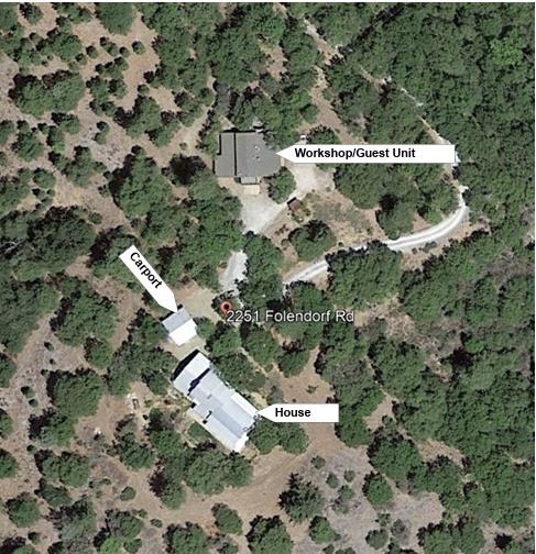 2251 Folendorf Road Murphys, CA 95247 - Photo 36 of 39 an aerial view of residential house with outdoor space