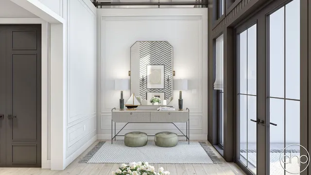 a view of a entryway