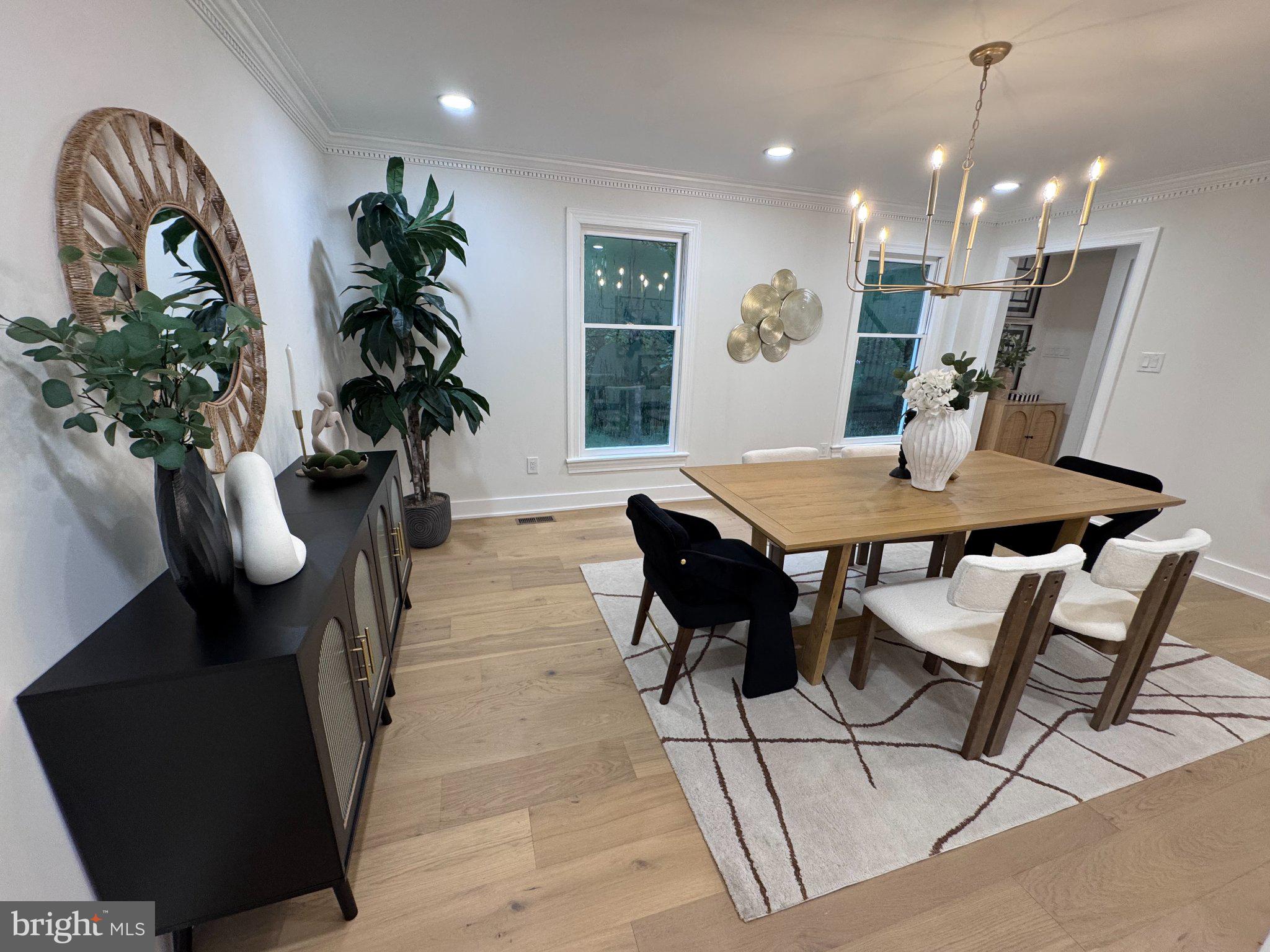 1132 Springvale Road Great Falls, VA 22066 - Photo 13 of 18 Modern elegance in a bright dining space.