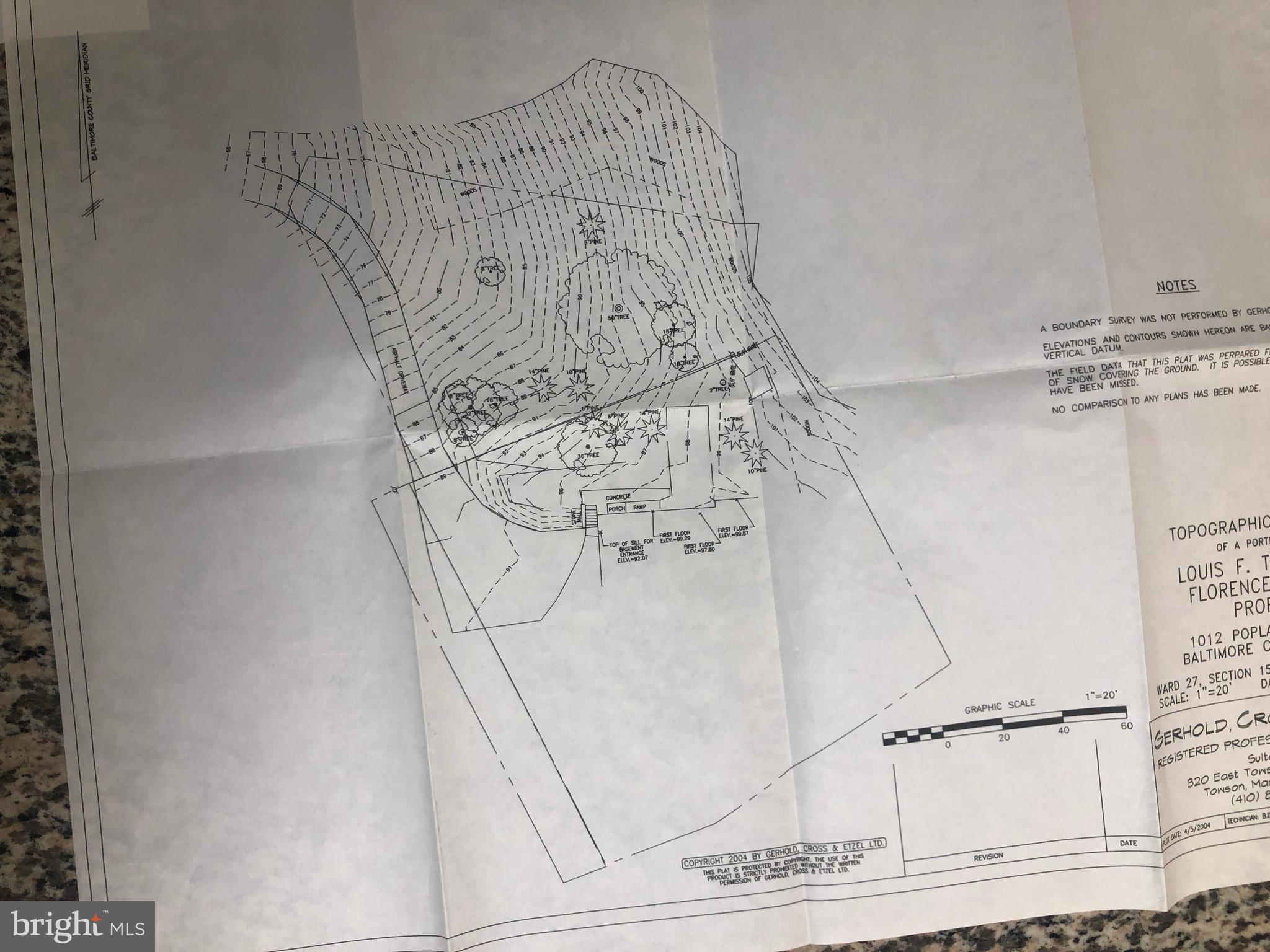 Poplar Hill Road Baltimore, MD 21210 - Photo 6 of 9 Drawing of 1012 Poplar Hill Rd in current state