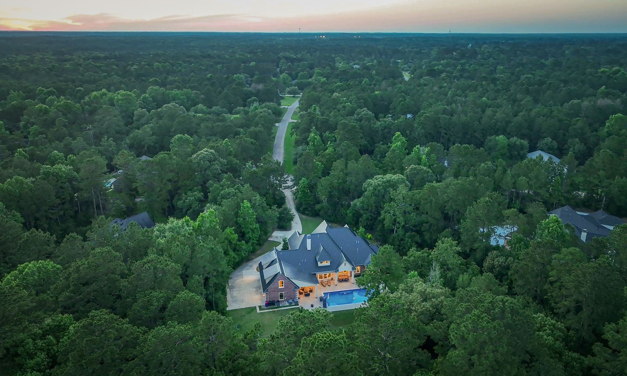 36702 Deer Valley Magnolia, TX 77355 - Photo 3 of 46 an aerial view of a house with a yard