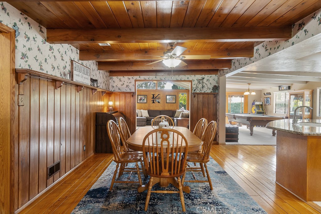 772 East Northridge Avenue Glendora, CA 91741 - Photo 8 of 35 a view of a dining room with furniture window and wooden floor