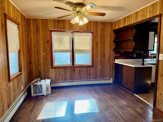 a view of livingroom with furniture and chandelier