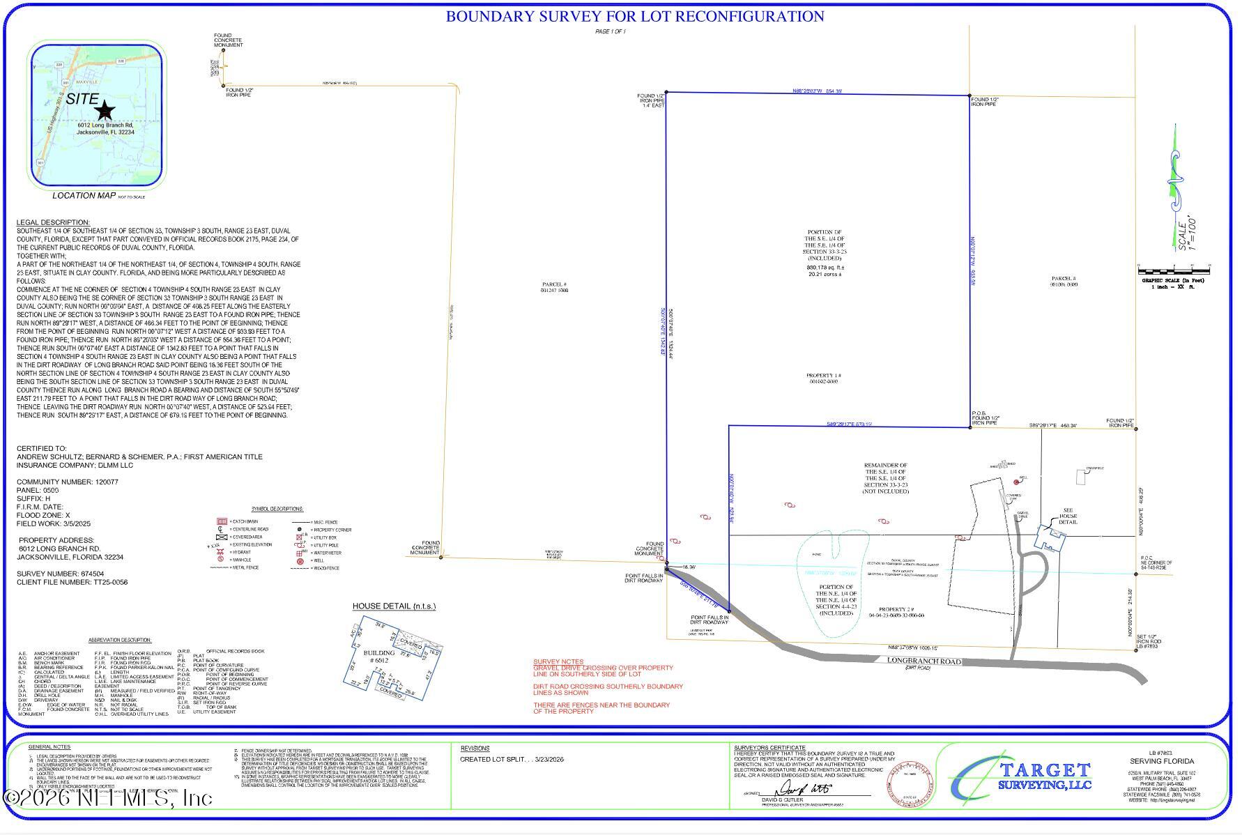 6012 Long Branch Road Jacksonville, FL 32234 - Photo 77 of 79 20 Acres Survey