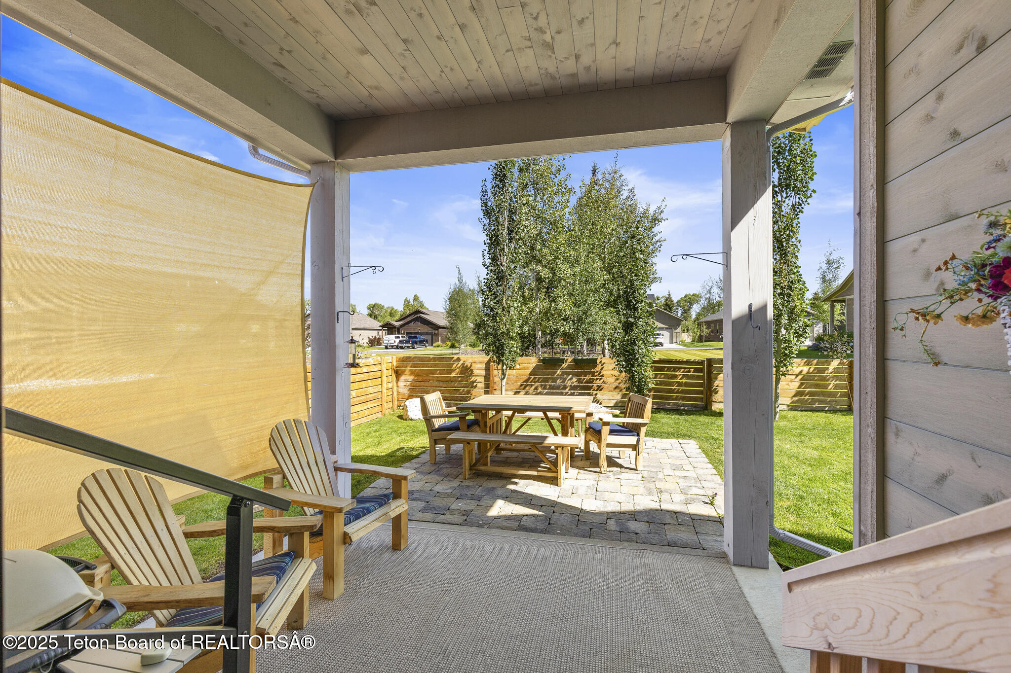 282 Harris Hawk Drive Victor, ID 83455 - Photo 18 of 23 Covered and Open Patio