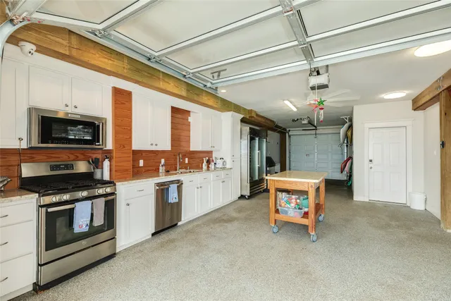 a outdoor living space with furniture and a couch