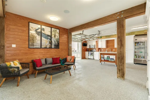 a view of car garage