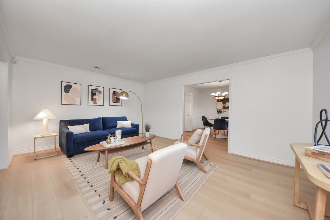10719 Burgoyne Road Houston, TX 77042 - Photo 1 of 36 As you enter the home, the formal living room is to the left and opens to the formal dining room.