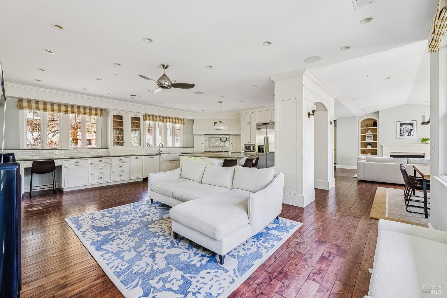 529 Alta Way Mill Valley, CA 94941 - Photo 20 of 58 a living room with furniture and a large window