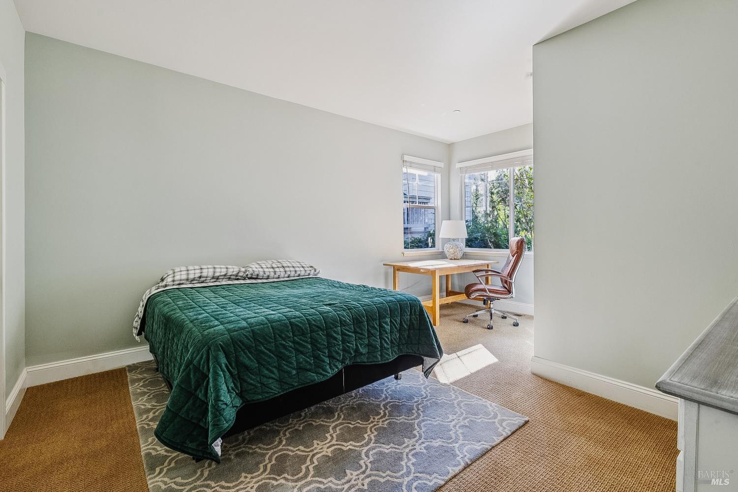 529 Alta Way Mill Valley, CA 94941 - Photo 33 of 58 a bedroom with a bed and chair