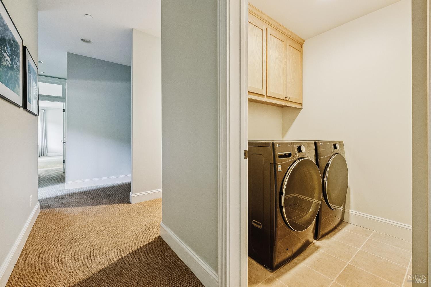 529 Alta Way Mill Valley, CA 94941 - Photo 41 of 58 a utility room with dryer and washer