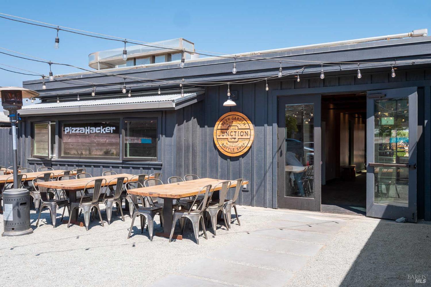 529 Alta Way Mill Valley, CA 94941 - Photo 53 of 58 a view of a dinning table and chairs in the patio