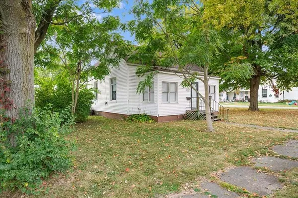 a house view with a garden space