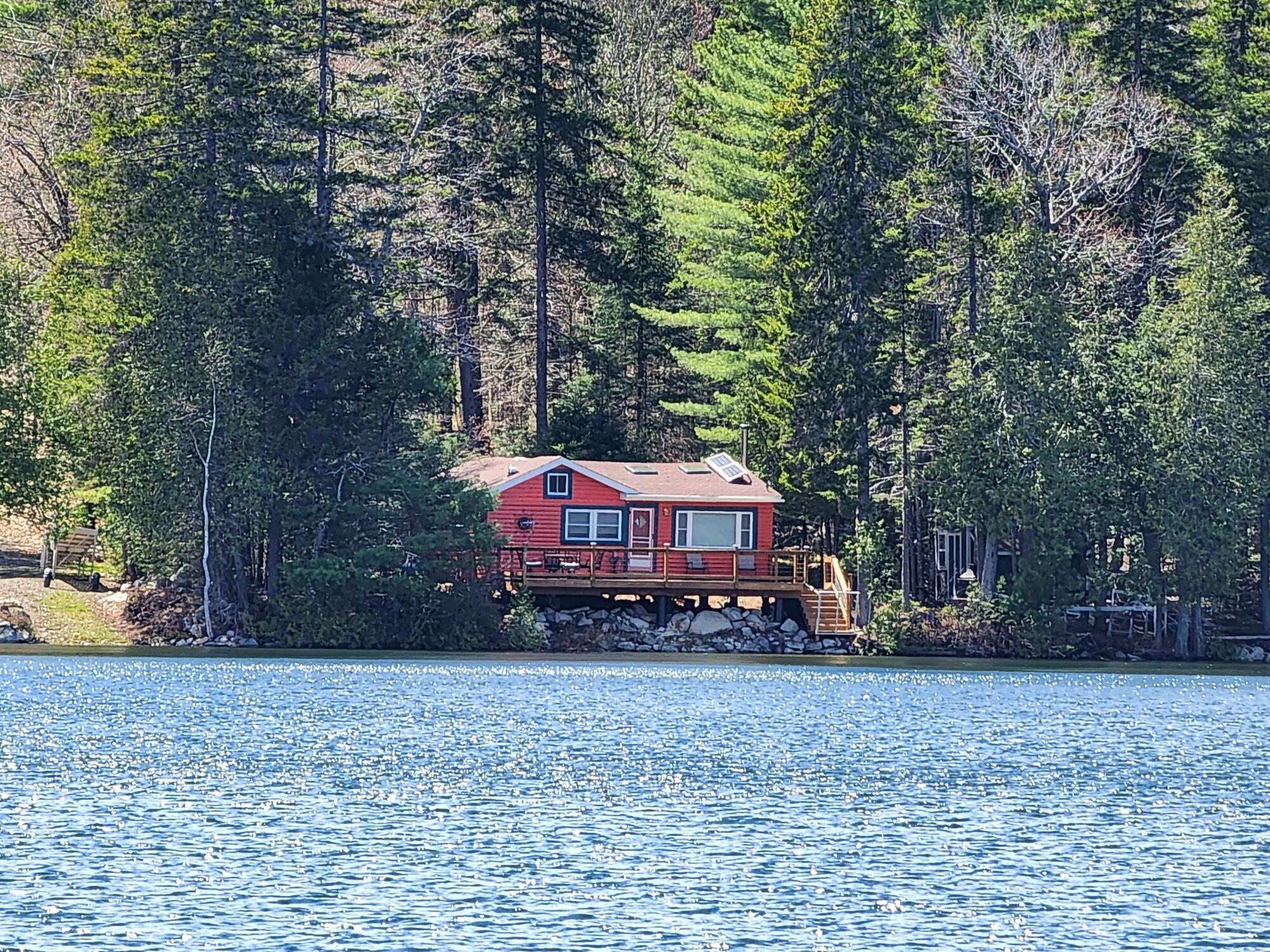142 West Shore Road Roxbury, ME 04275 - Photo 23 of 39 23 Camp and Water View