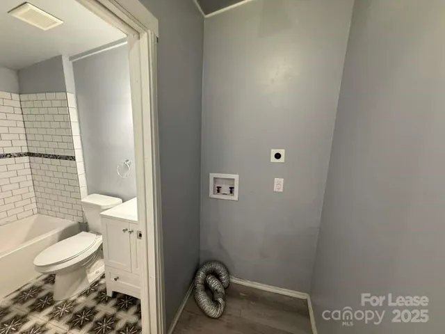 a bathroom with a toilet