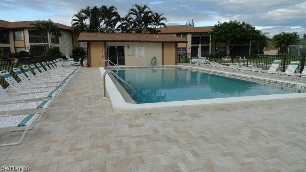 16881 Davis Road, Unit 813 Fort Myers, FL 33908 - Photo 21 of 25 a view of a house with a patio