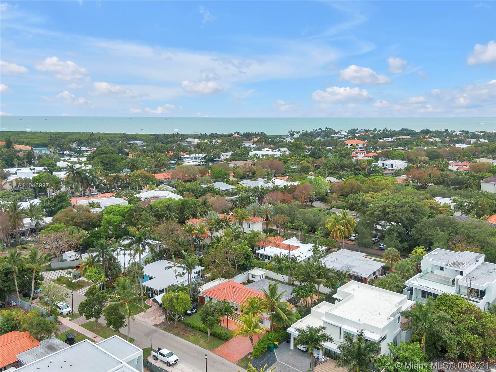 774 Fernwood Road Key Biscayne, FL 33149 - Photo 11 of 36 an aerial view of residential houses with outdoor space