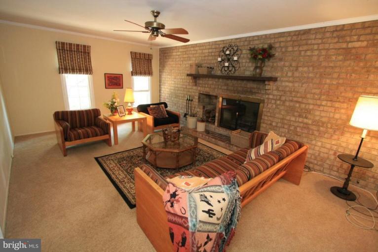 14108 Ansted Road Silver Spring, MD 20905 - Photo 4 of 24 a living room with furniture and a fireplace