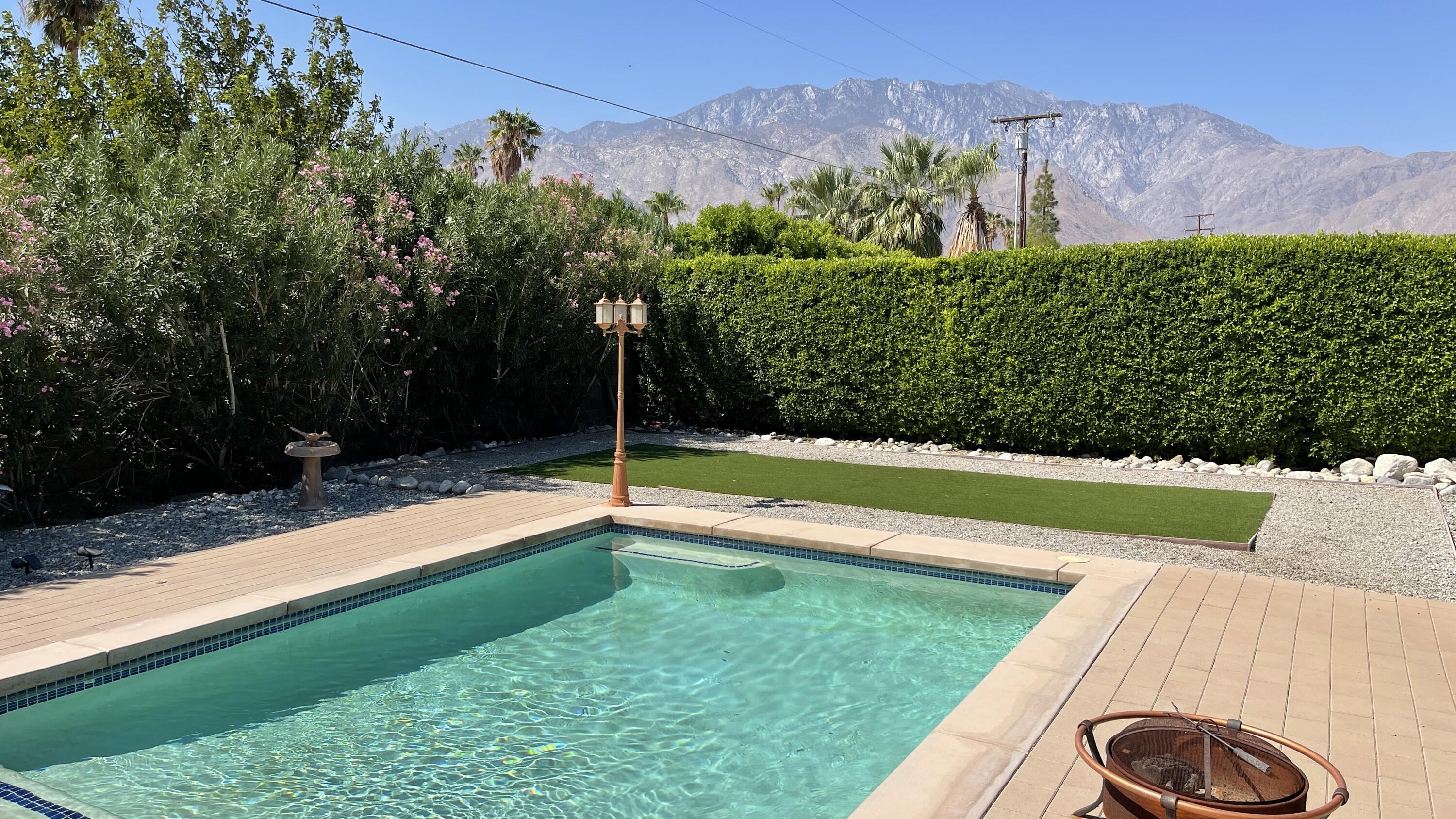 2775 East Verona Road Palm Springs, CA 92262 - Photo 1 of 10 a view of backyard with green space