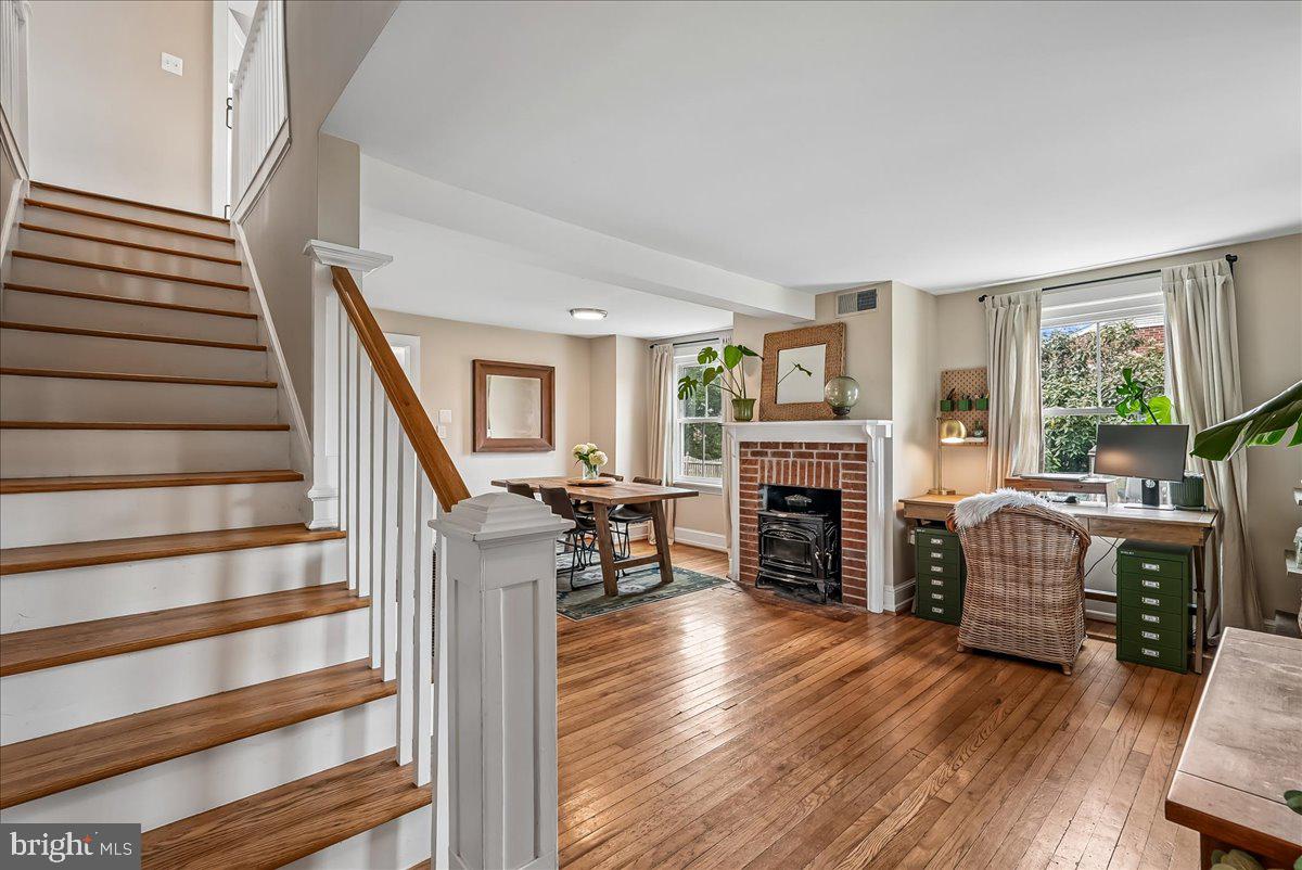 43655 Hay Road Ashburn, VA 20147 - Photo 31 of 68 HW stairs lead to the upper level