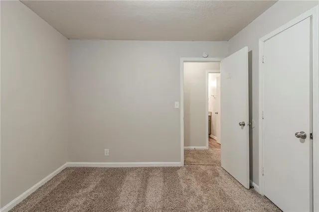 a view of an empty room