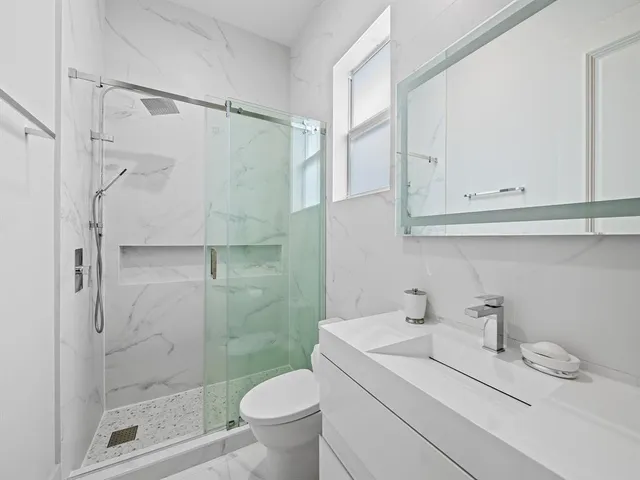 a house view with a garden space