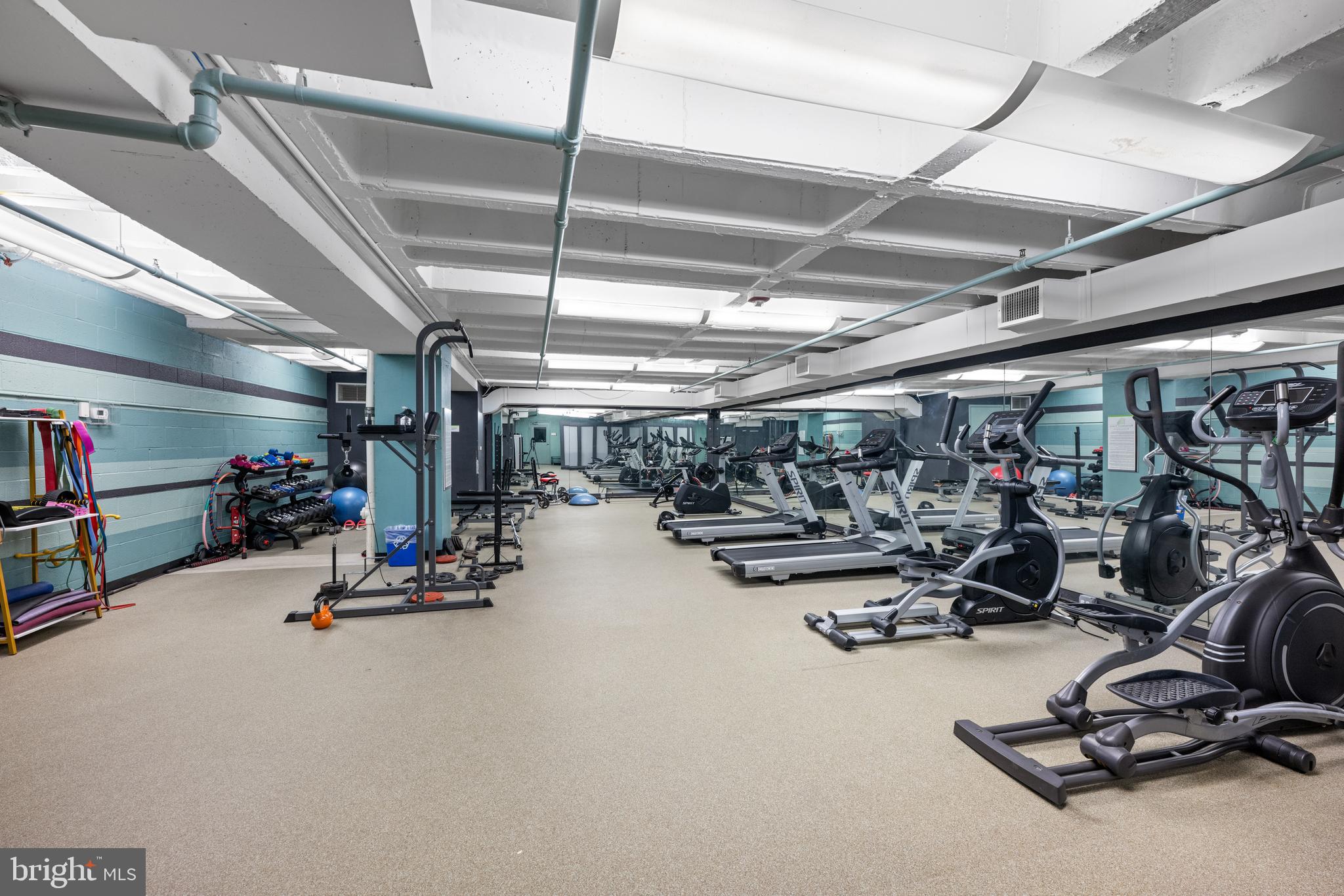 1101 3rd Street Southwest, Unit 315 Washington, DC 20024 - Photo 30 of 38 a view of a room with gym equipment