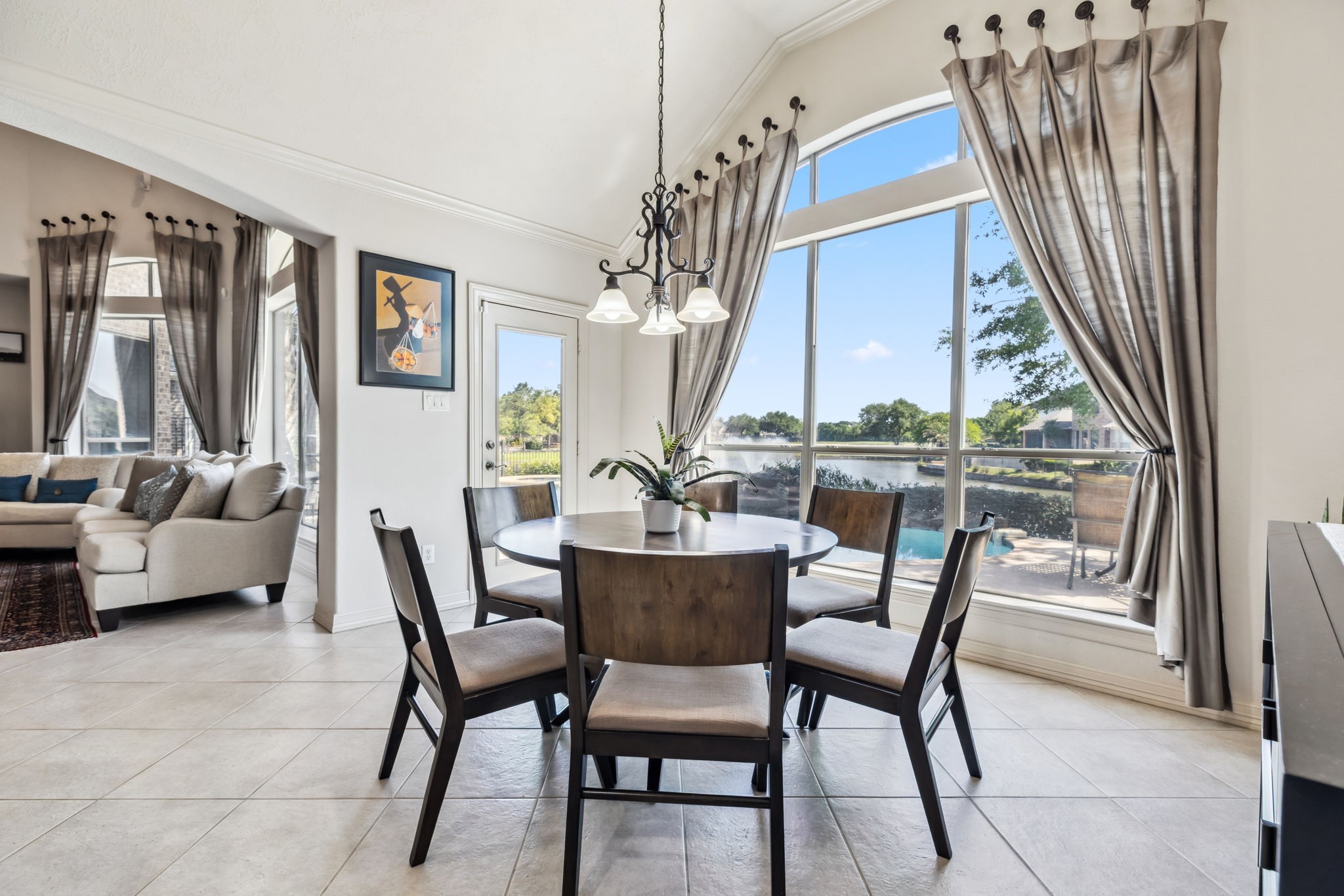 8411 Middle Canyon Road Katy, TX 77494 - Photo 29 of 49 a view of a dining room with furniture window and outside view